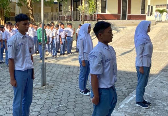 Apel pagi & Pelantikan Ketua dan Wakil Ketua OSISSenin 13 Oktober 2025Follow @smk_muh6_tio_offic