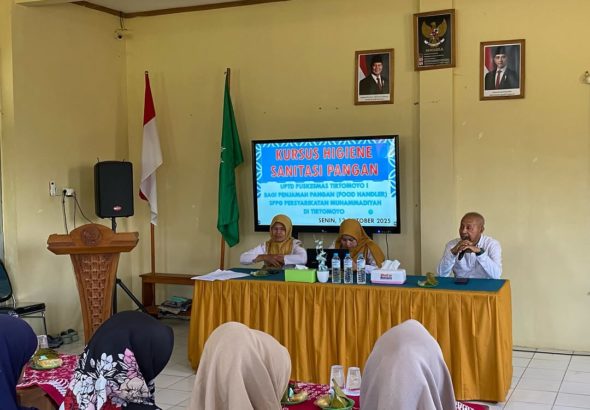 Kursus Higiene Sanitasi PanganUPTD Puskesmas Tirtomoyo 1Bagi Penjamah Pangan (food handler)SPPG