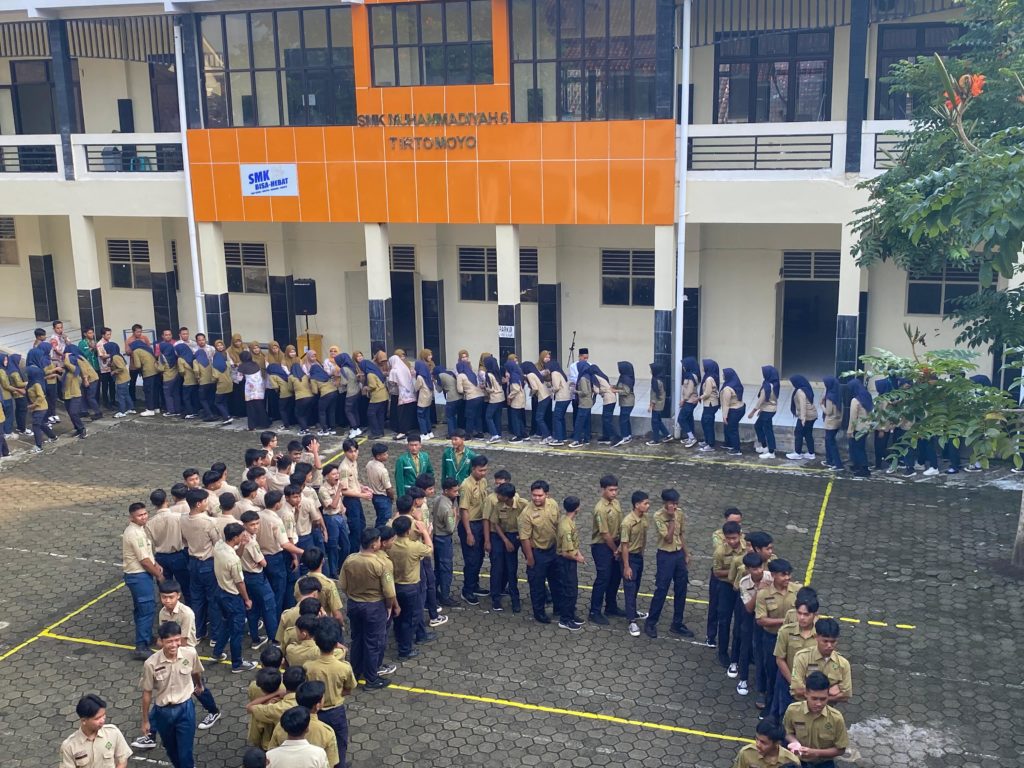 Apel Pagi dan Halal Bihalal 1447 H SMK Muhammadiyah 6 Tirtomoyo Sabtu, 28 Maret 2026